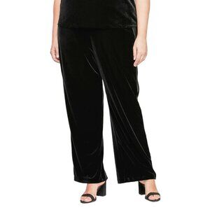 NWT Alex Evenings Plus Size Full Length Slim Leg Formal Dress Pant Black 2X
